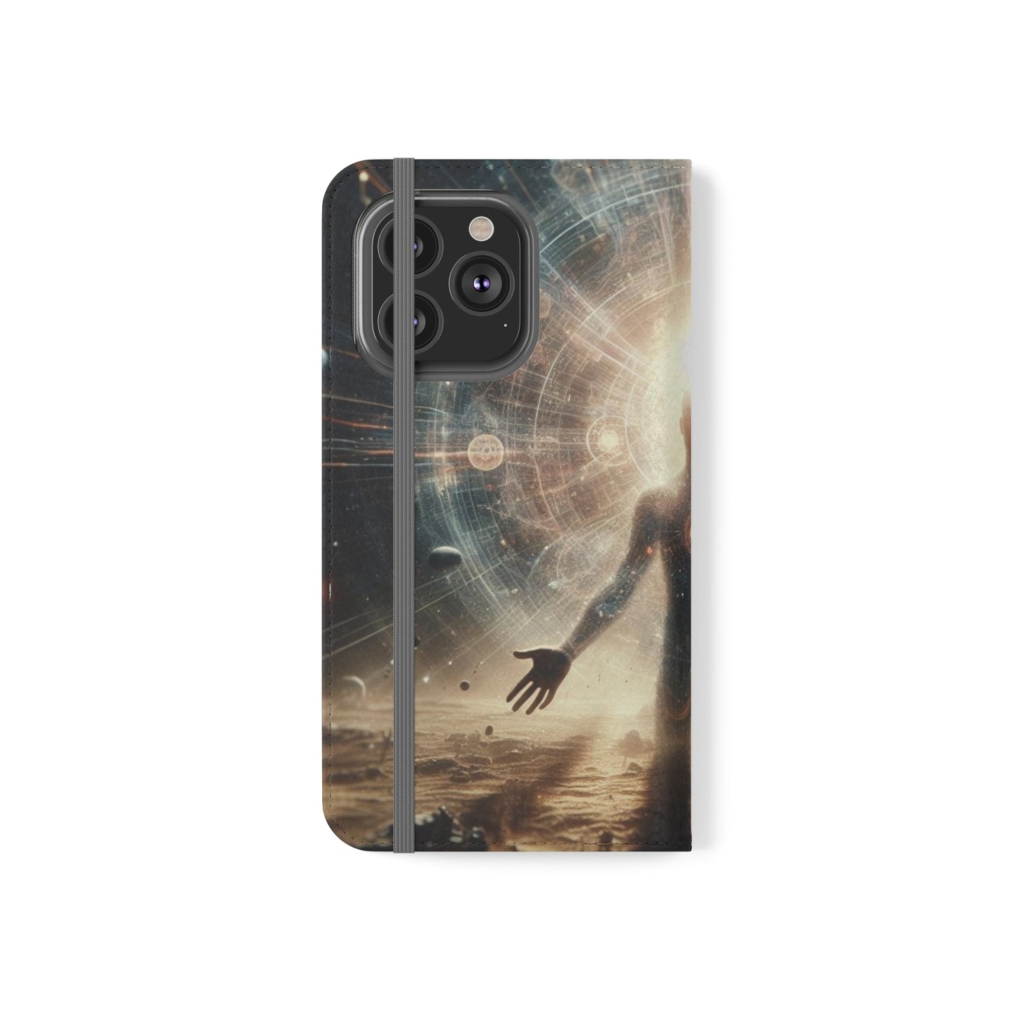 Celestial Flip Cases: Art Meets Protection for Your Phone (Emotional Alchemy Designs)