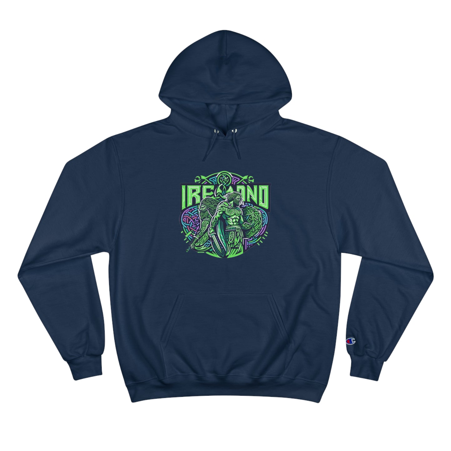 Rep Your Irish Pride in Eco-Comfort: Champion Celtic Legends Hoodie