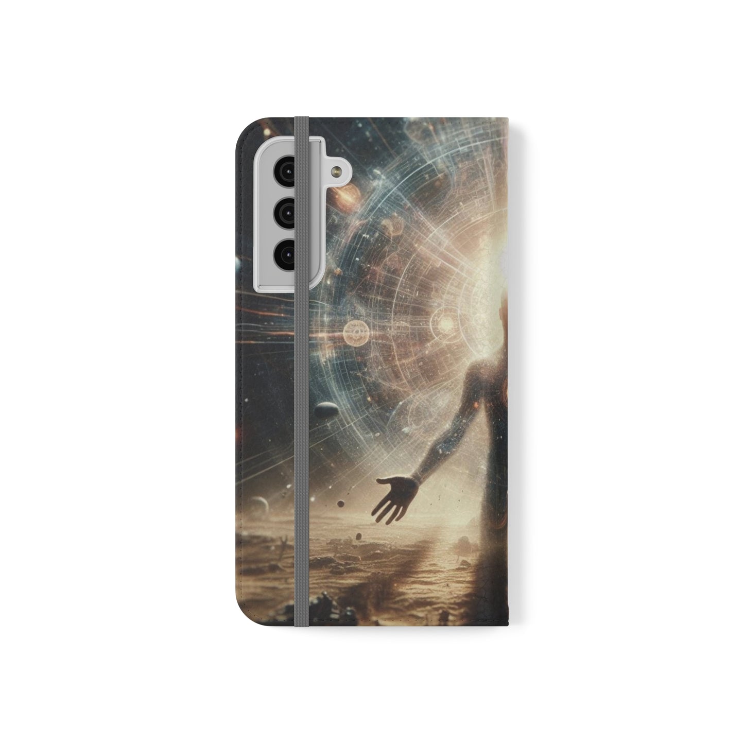 Celestial Flip Cases: Art Meets Protection for Your Phone (Emotional Alchemy Designs)