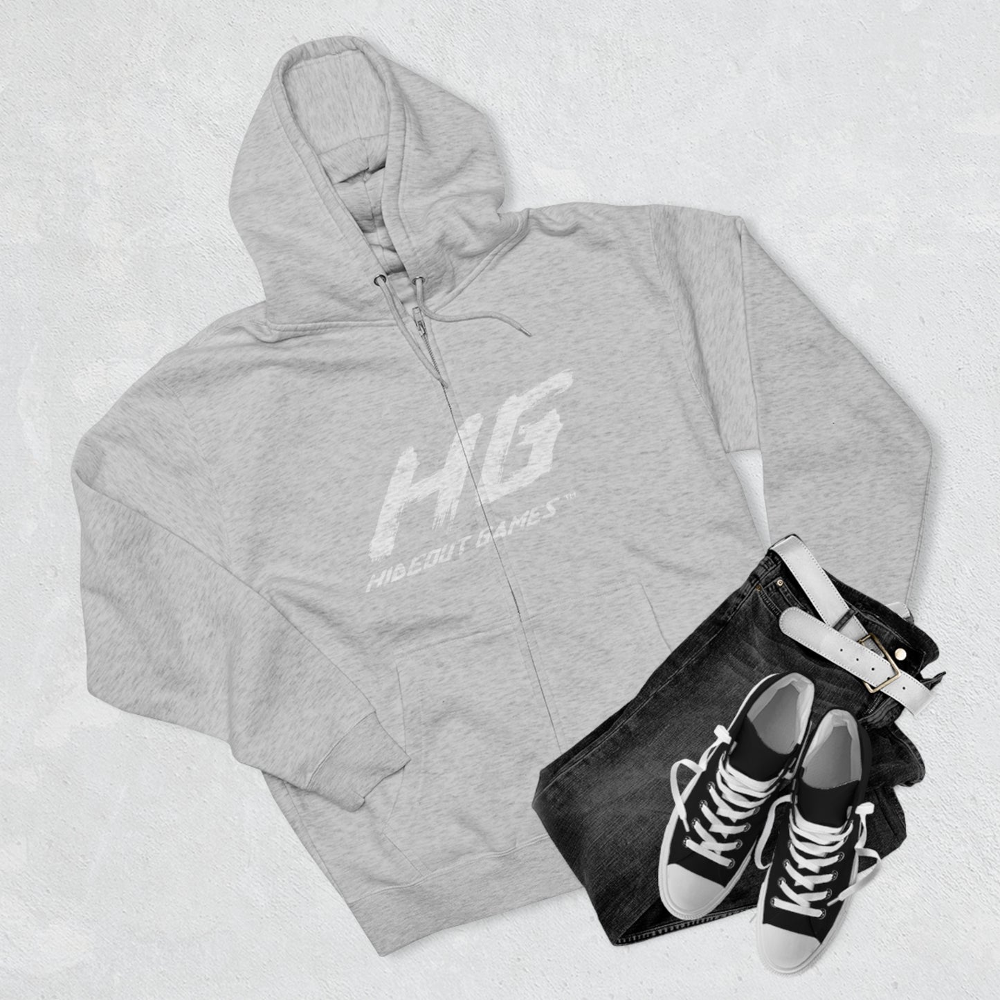 Hideout Games Unisex Zip Hoodie