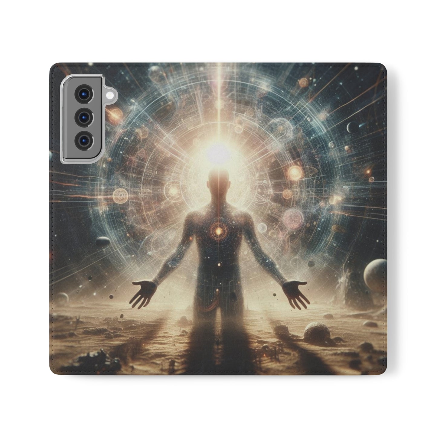 Celestial Flip Cases: Art Meets Protection for Your Phone (Emotional Alchemy Designs)