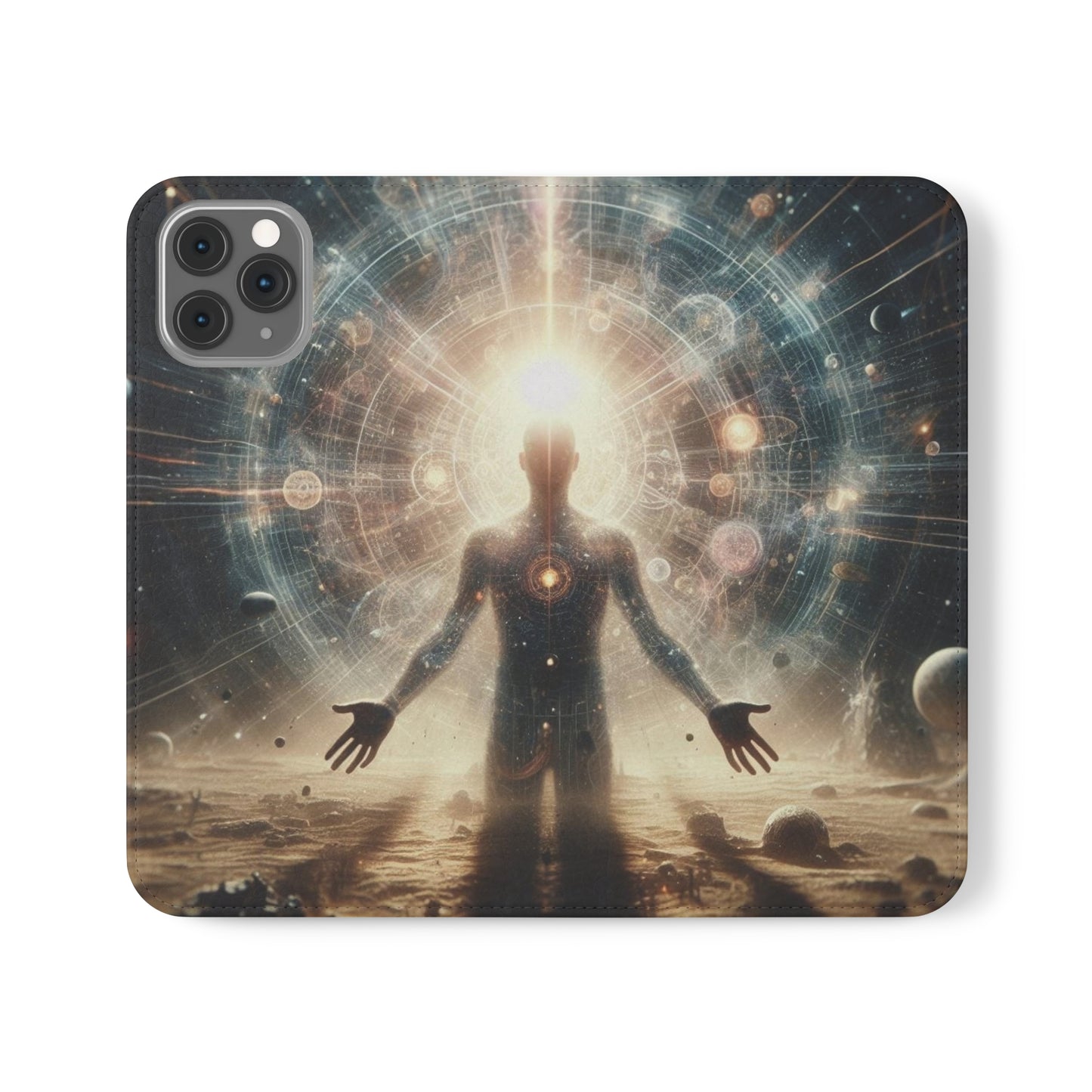 Celestial Flip Cases: Art Meets Protection for Your Phone (Emotional Alchemy Designs)