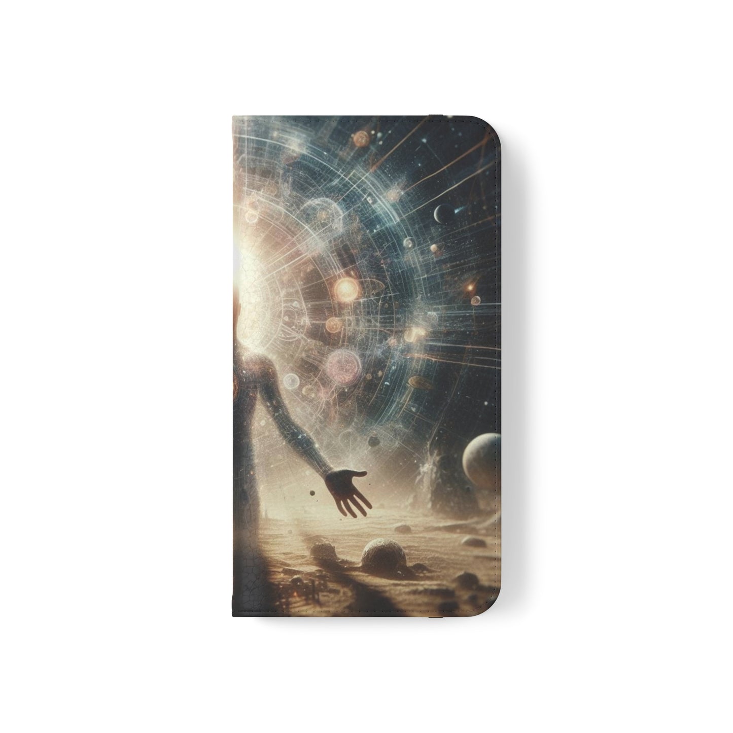 Celestial Flip Cases: Art Meets Protection for Your Phone (Emotional Alchemy Designs)