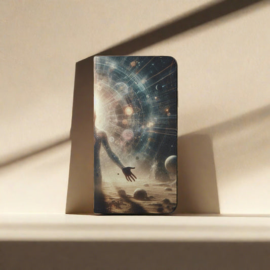 Celestial Flip Cases: Art Meets Protection for Your Phone (Emotional Alchemy Designs)