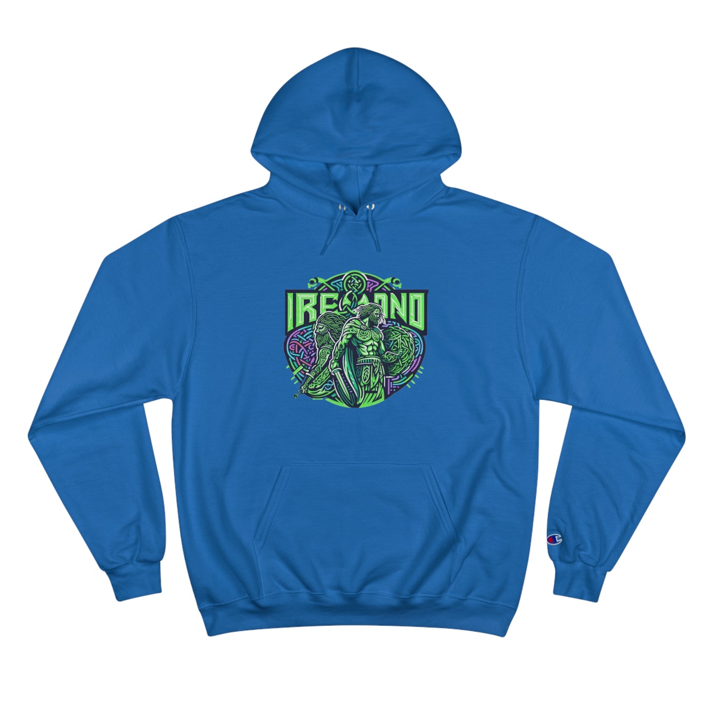 Rep Your Irish Pride in Eco-Comfort: Champion Celtic Legends Hoodie