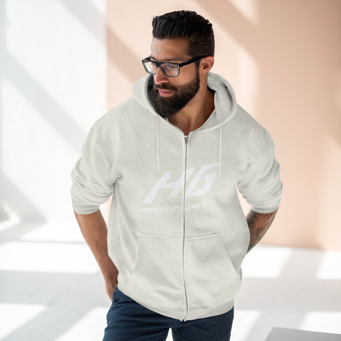 Hideout Games Unisex Zip Hoodie