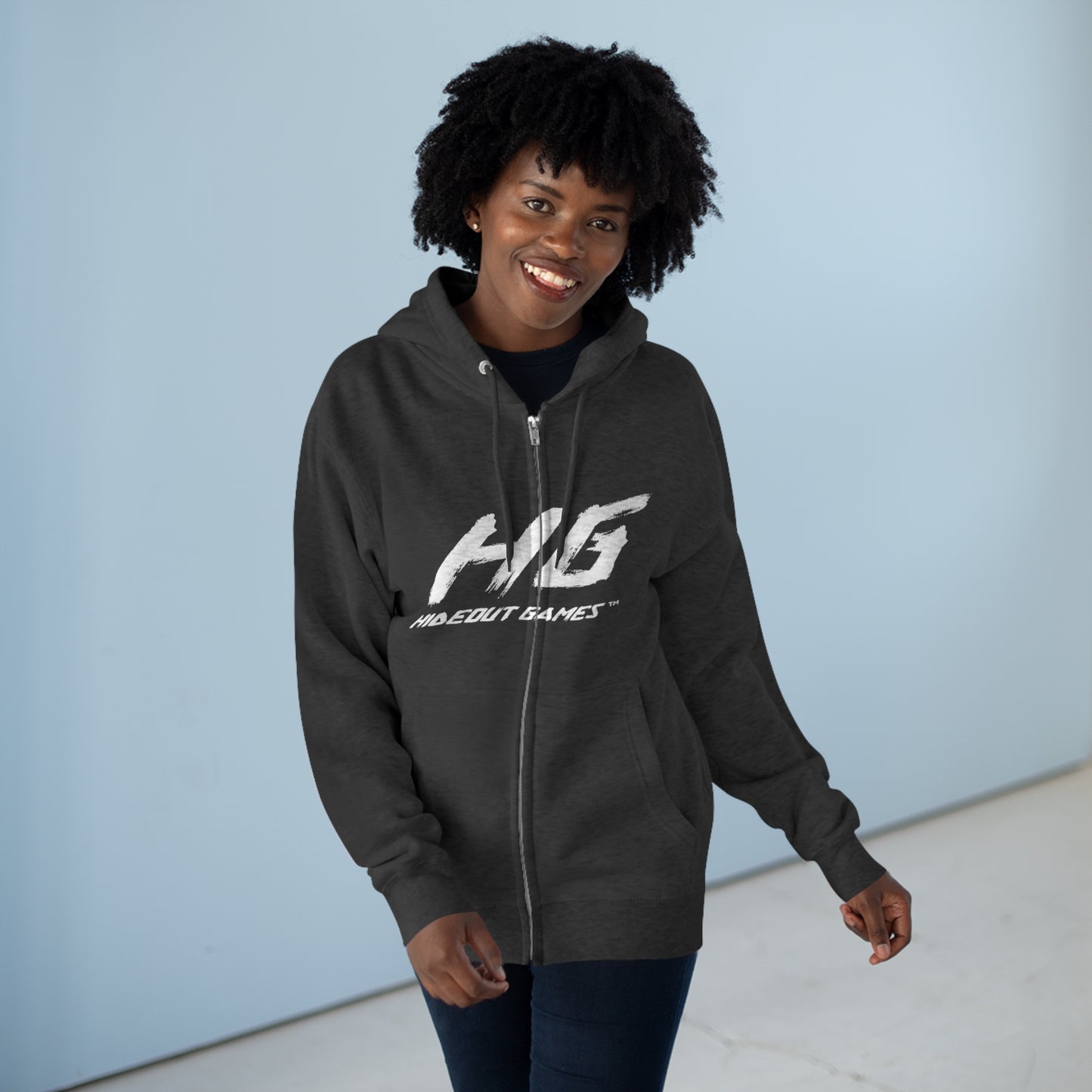 Hideout Games Unisex Zip Hoodie