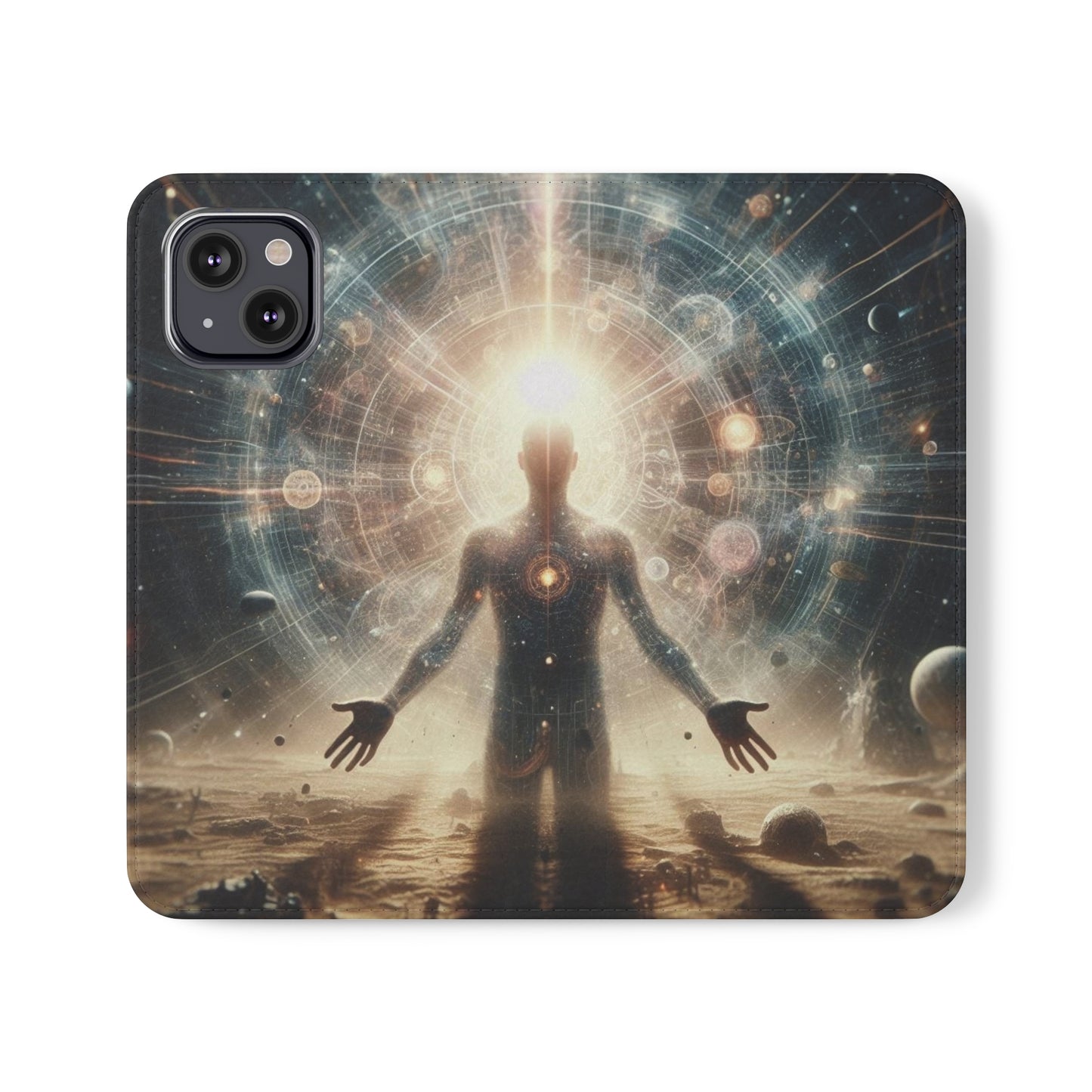 Celestial Flip Cases: Art Meets Protection for Your Phone (Emotional Alchemy Designs)