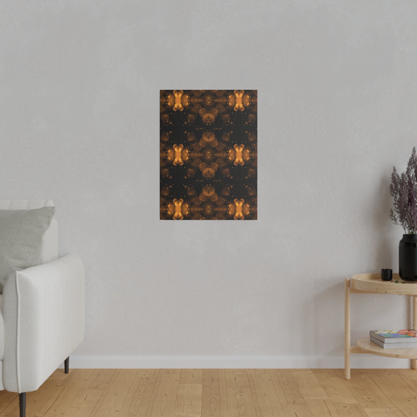 Elevate Your Space with Abstract Circular Art on Matte Canvas - Available in Multiple Sizes!