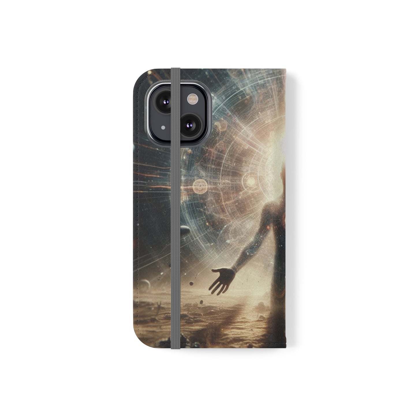 Celestial Flip Cases: Art Meets Protection for Your Phone (Emotional Alchemy Designs)