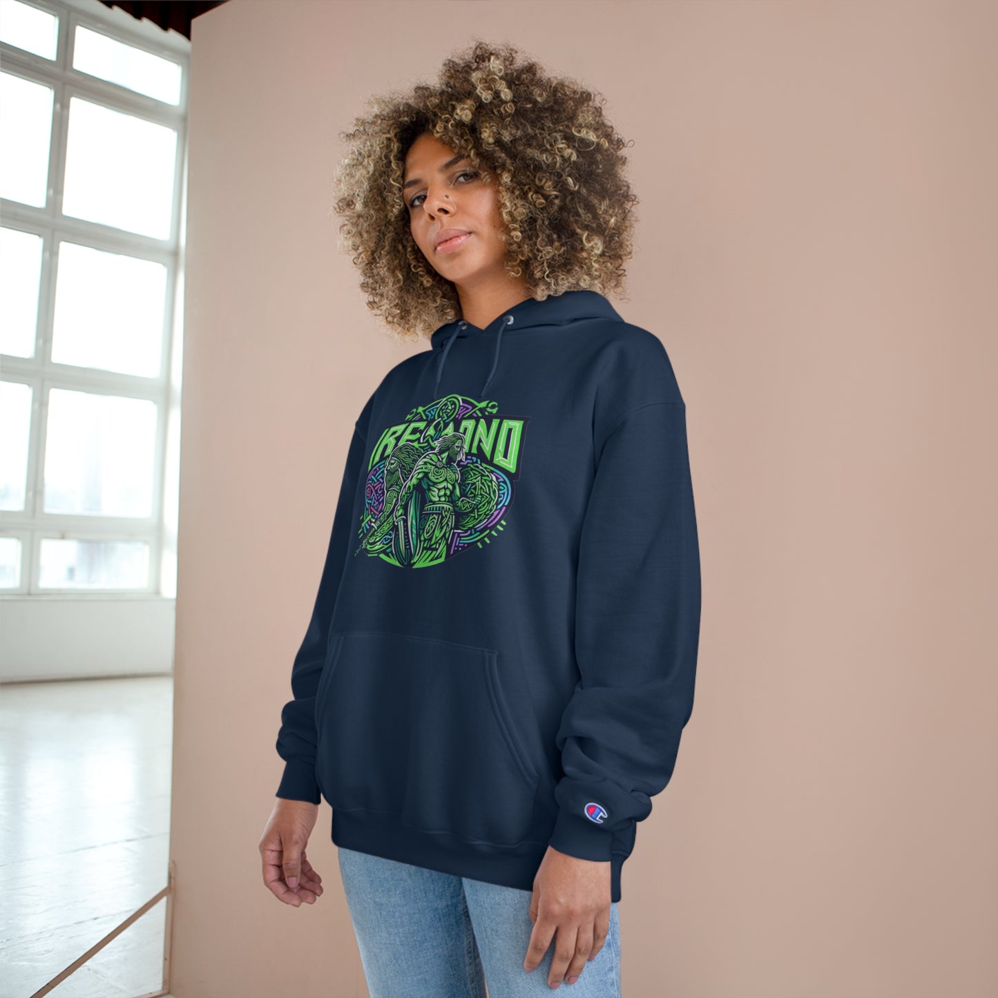 Rep Your Irish Pride in Eco-Comfort: Champion Celtic Legends Hoodie