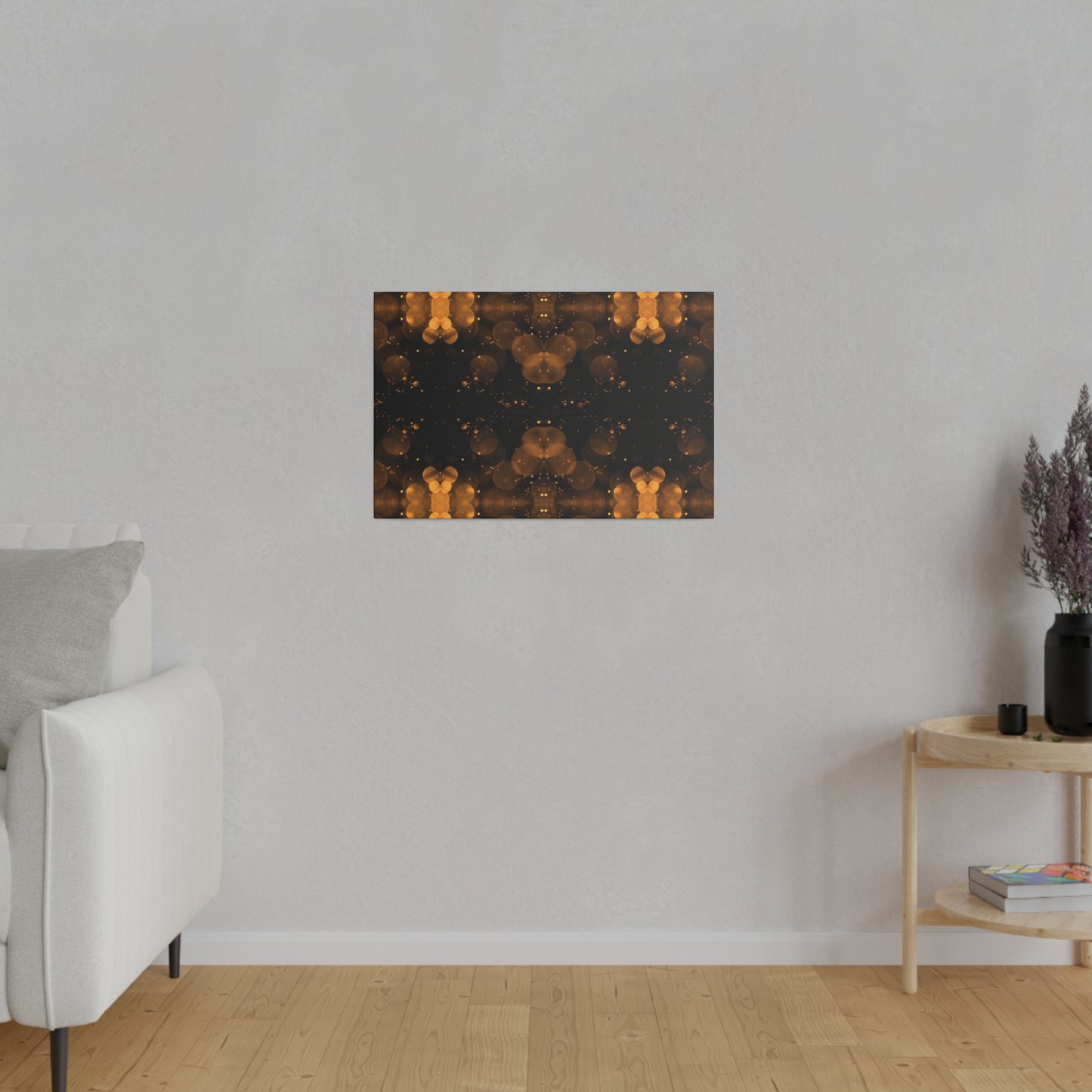 Elevate Your Space with Abstract Circular Art on Matte Canvas - Available in Multiple Sizes!