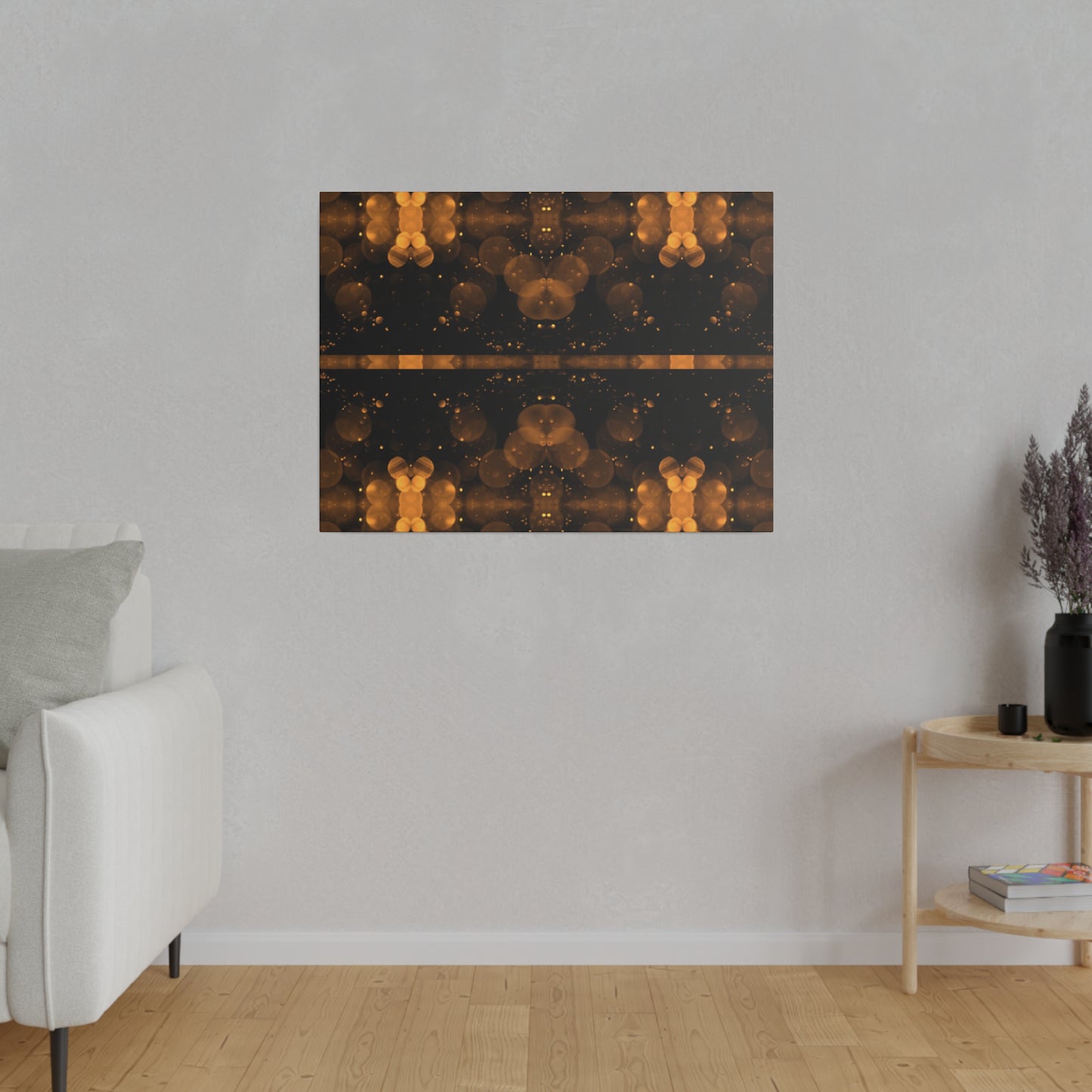 Elevate Your Space with Abstract Circular Art on Matte Canvas - Available in Multiple Sizes!