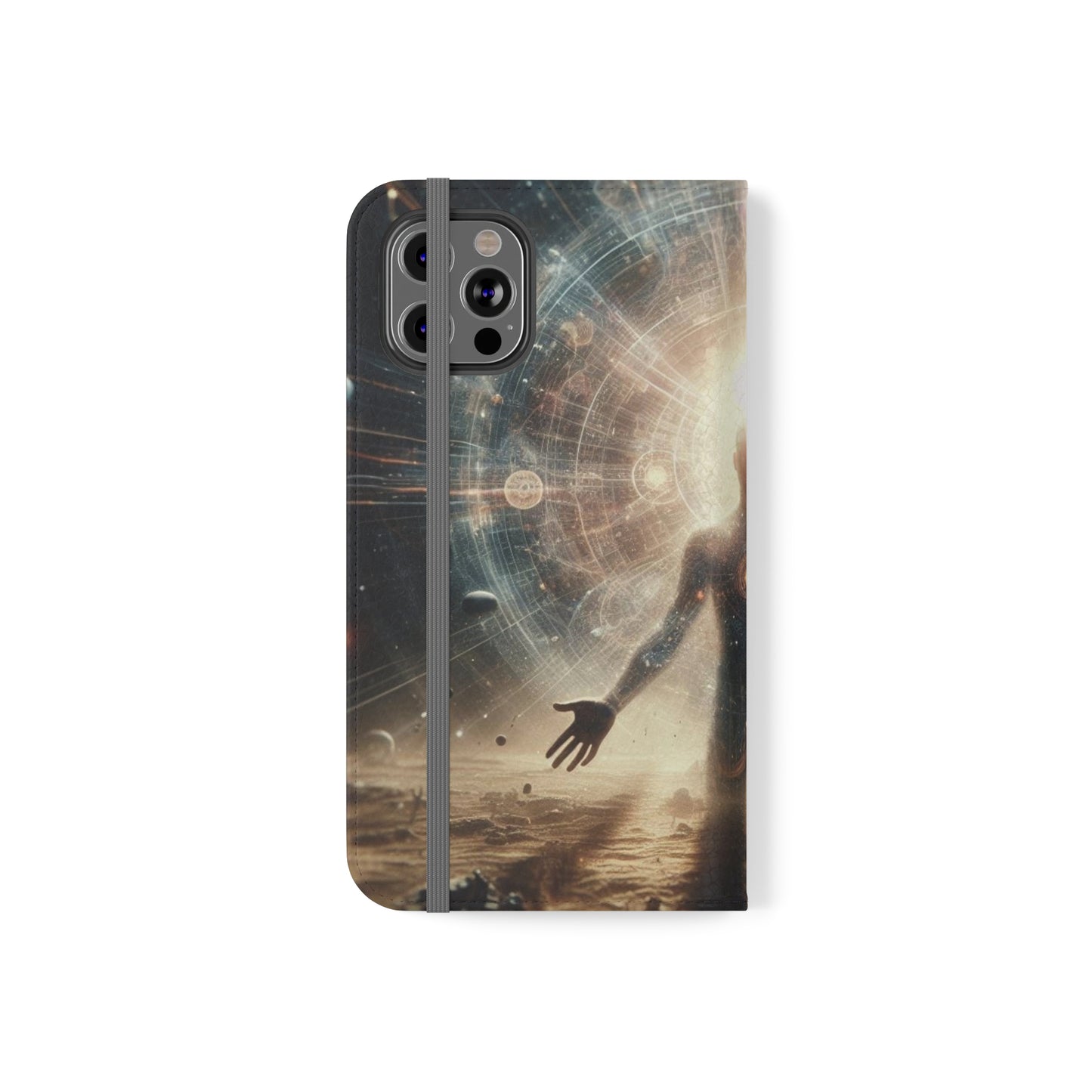 Celestial Flip Cases: Art Meets Protection for Your Phone (Emotional Alchemy Designs)