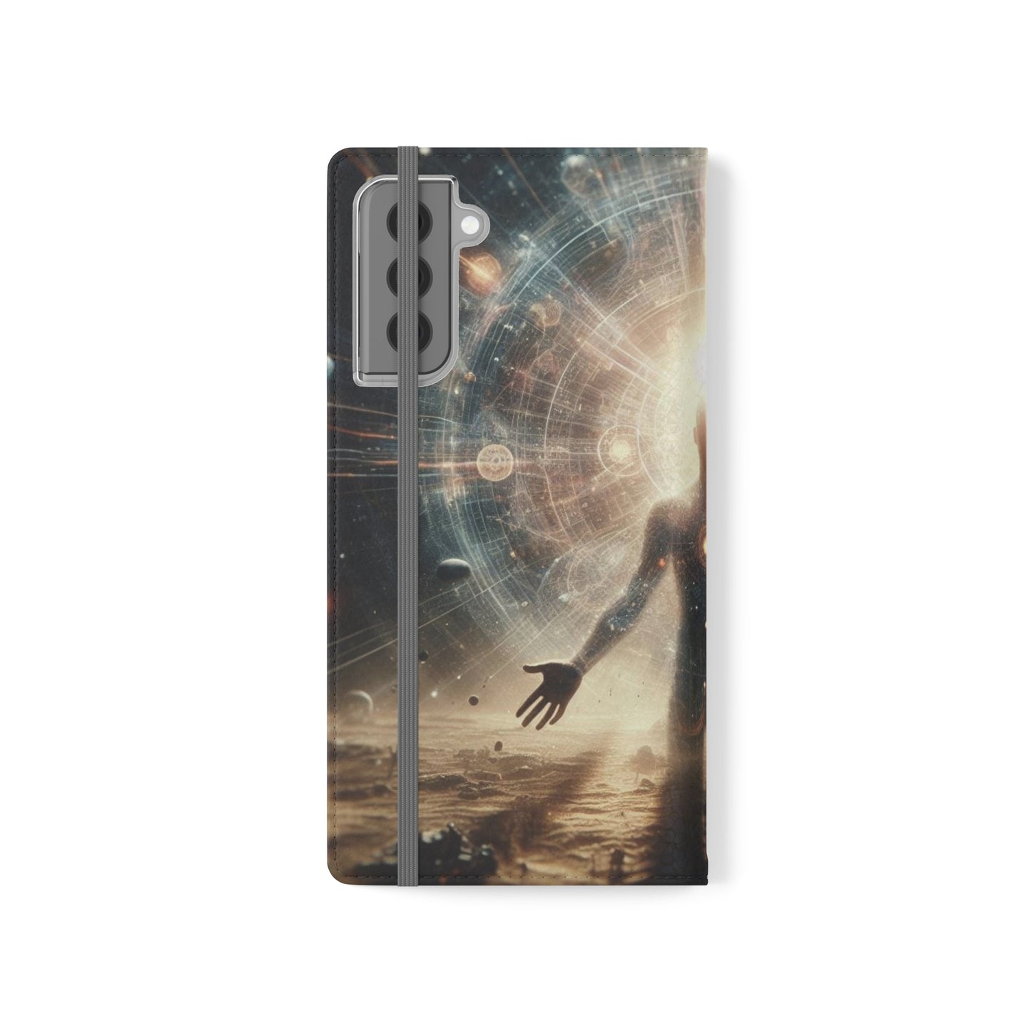 Celestial Flip Cases: Art Meets Protection for Your Phone (Emotional Alchemy Designs)