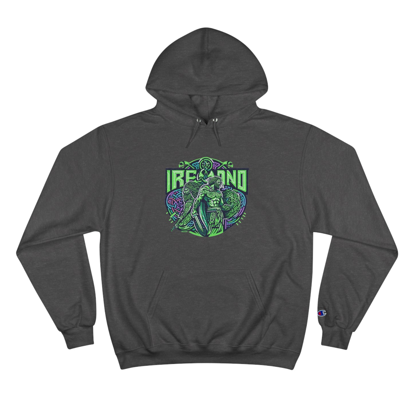 Rep Your Irish Pride in Eco-Comfort: Champion Celtic Legends Hoodie