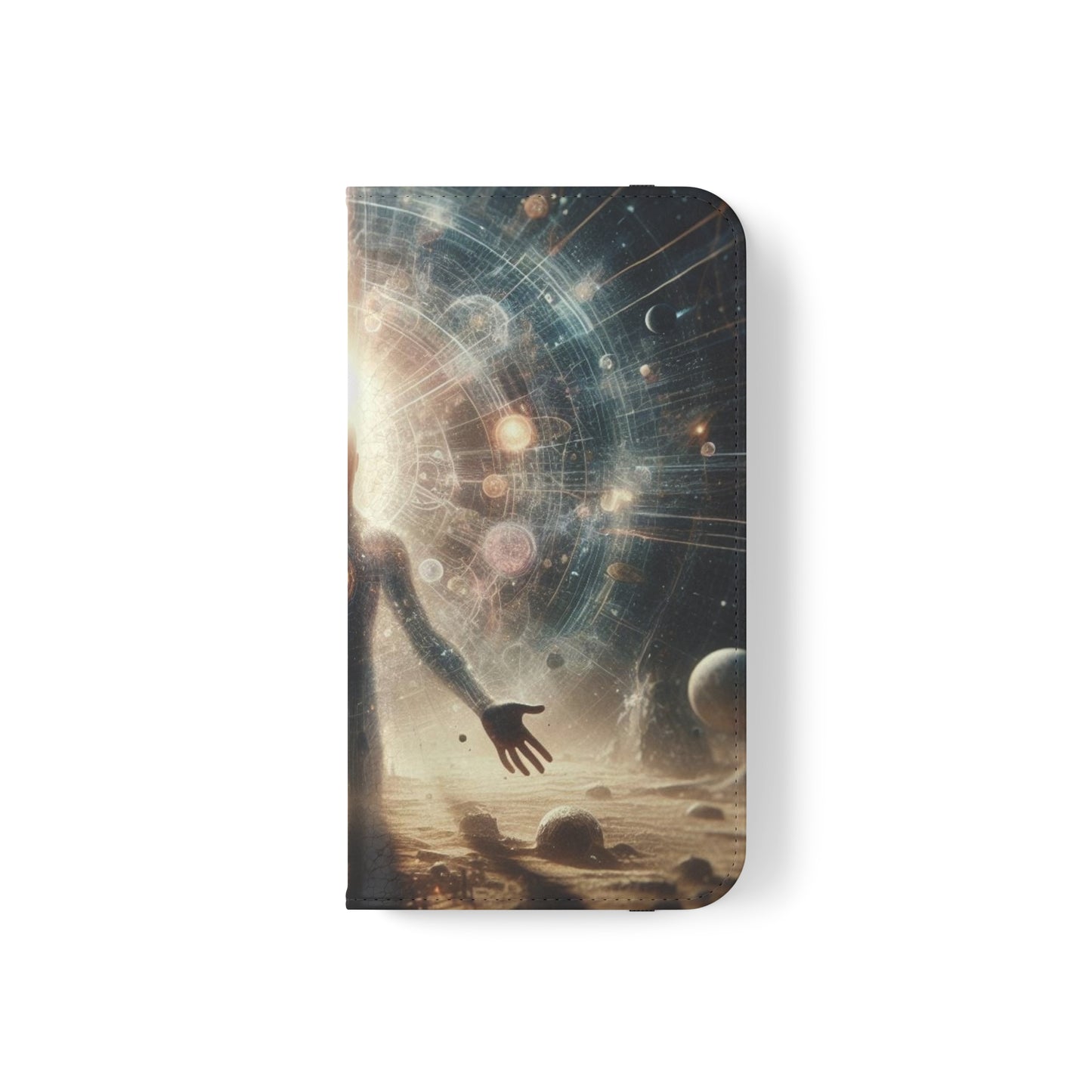 Celestial Flip Cases: Art Meets Protection for Your Phone (Emotional Alchemy Designs)