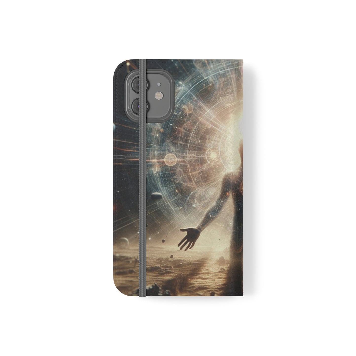 Celestial Flip Cases: Art Meets Protection for Your Phone (Emotional Alchemy Designs)