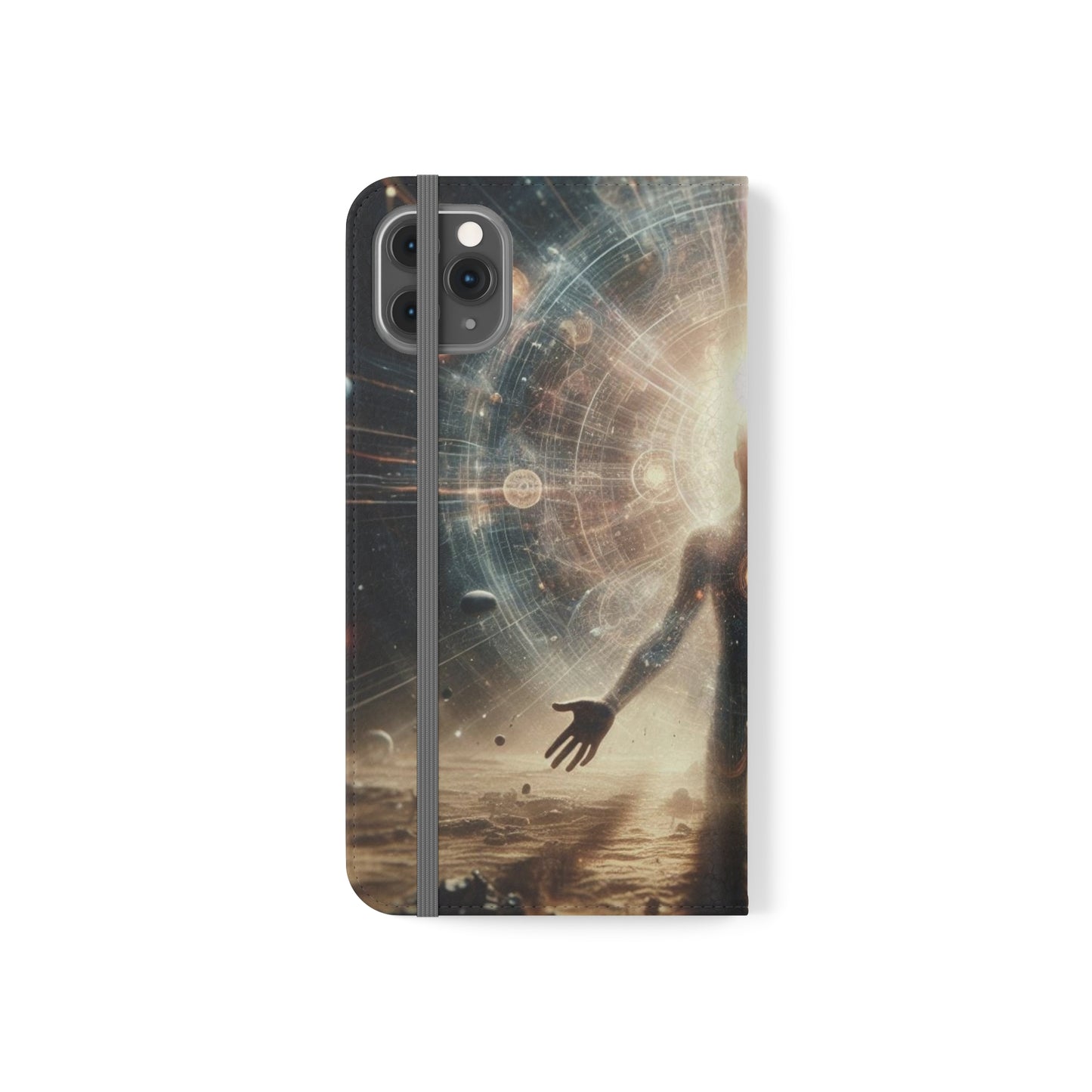 Celestial Flip Cases: Art Meets Protection for Your Phone (Emotional Alchemy Designs)