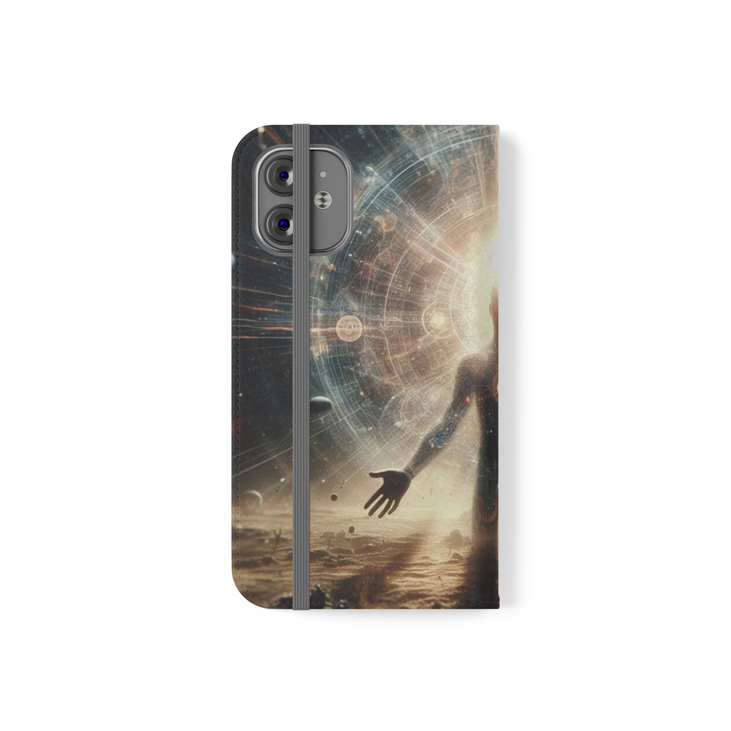 Celestial Flip Cases: Art Meets Protection for Your Phone (Emotional Alchemy Designs)