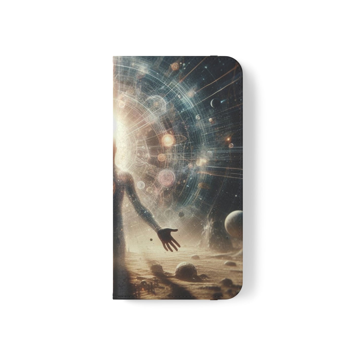 Celestial Flip Cases: Art Meets Protection for Your Phone (Emotional Alchemy Designs)