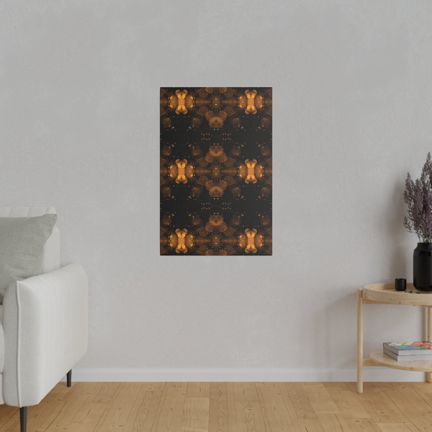 Elevate Your Space with Abstract Circular Art on Matte Canvas - Available in Multiple Sizes!