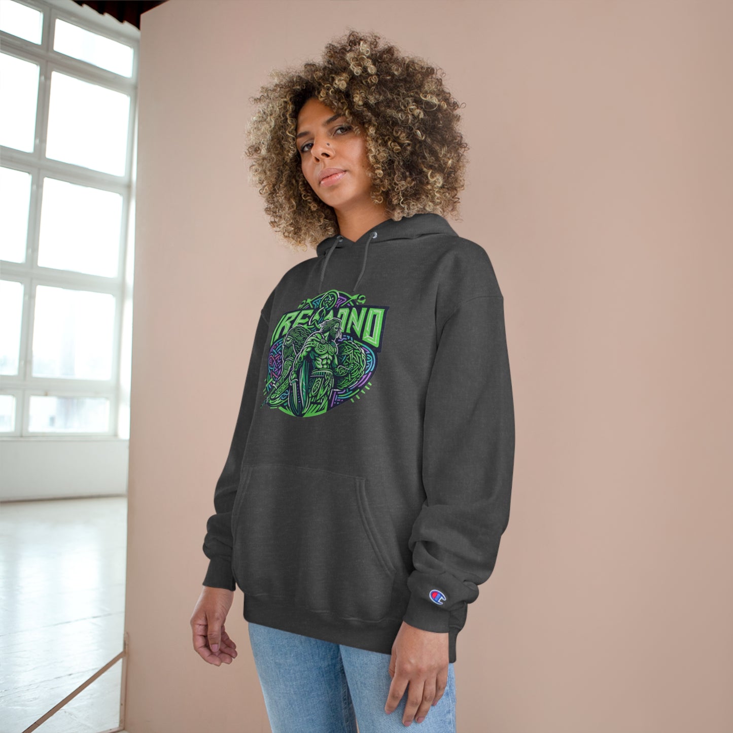 Rep Your Irish Pride in Eco-Comfort: Champion Celtic Legends Hoodie