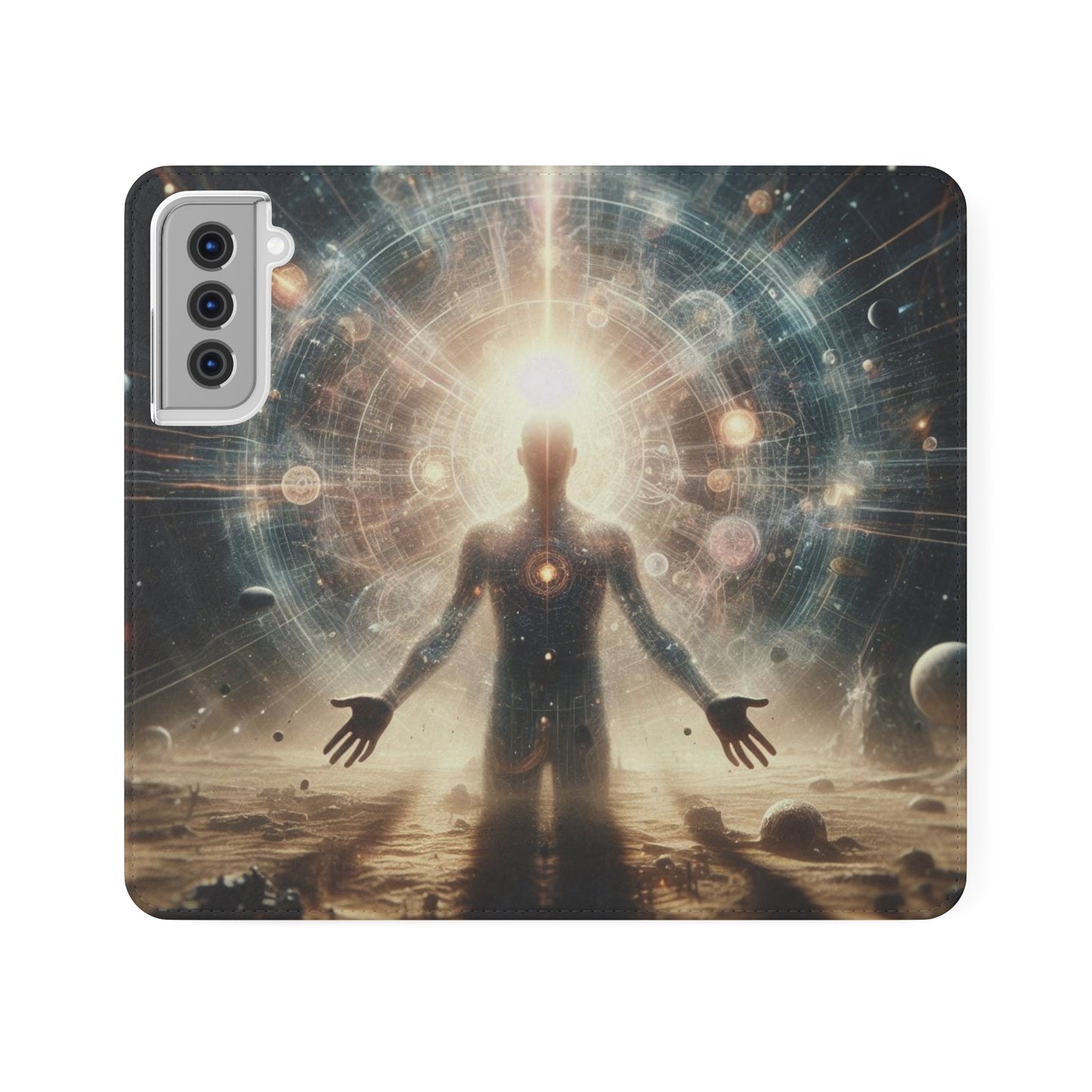 Celestial Flip Cases: Art Meets Protection for Your Phone (Emotional Alchemy Designs)