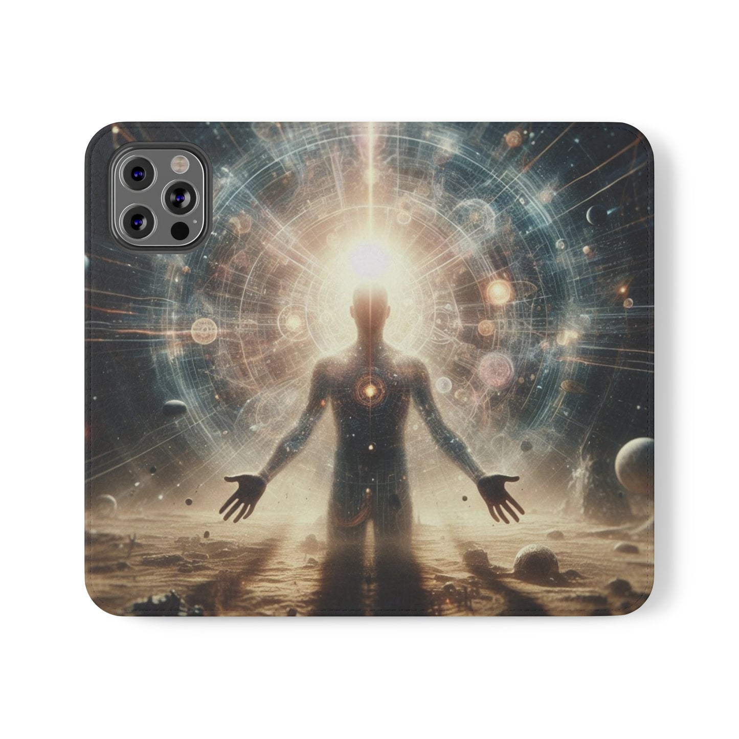 Celestial Flip Cases: Art Meets Protection for Your Phone (Emotional Alchemy Designs)