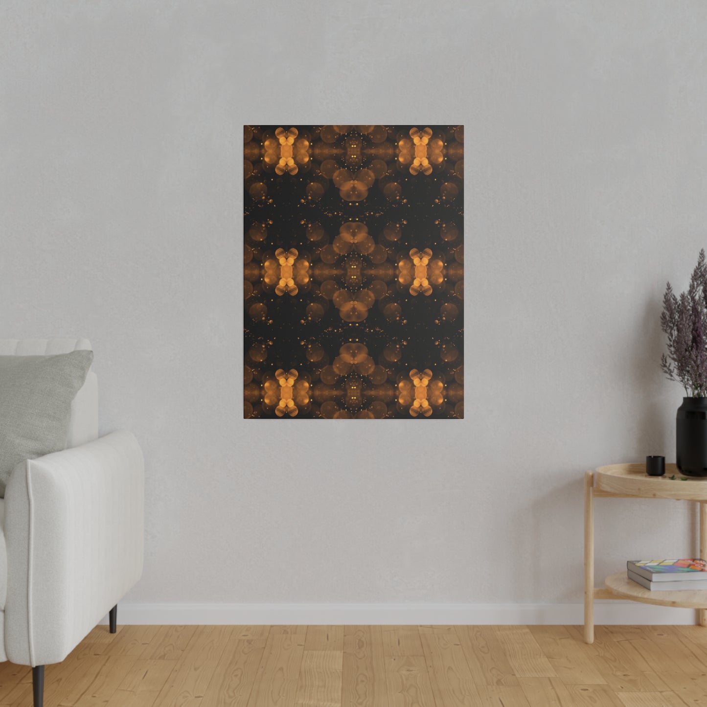 Elevate Your Space with Abstract Circular Art on Matte Canvas - Available in Multiple Sizes!