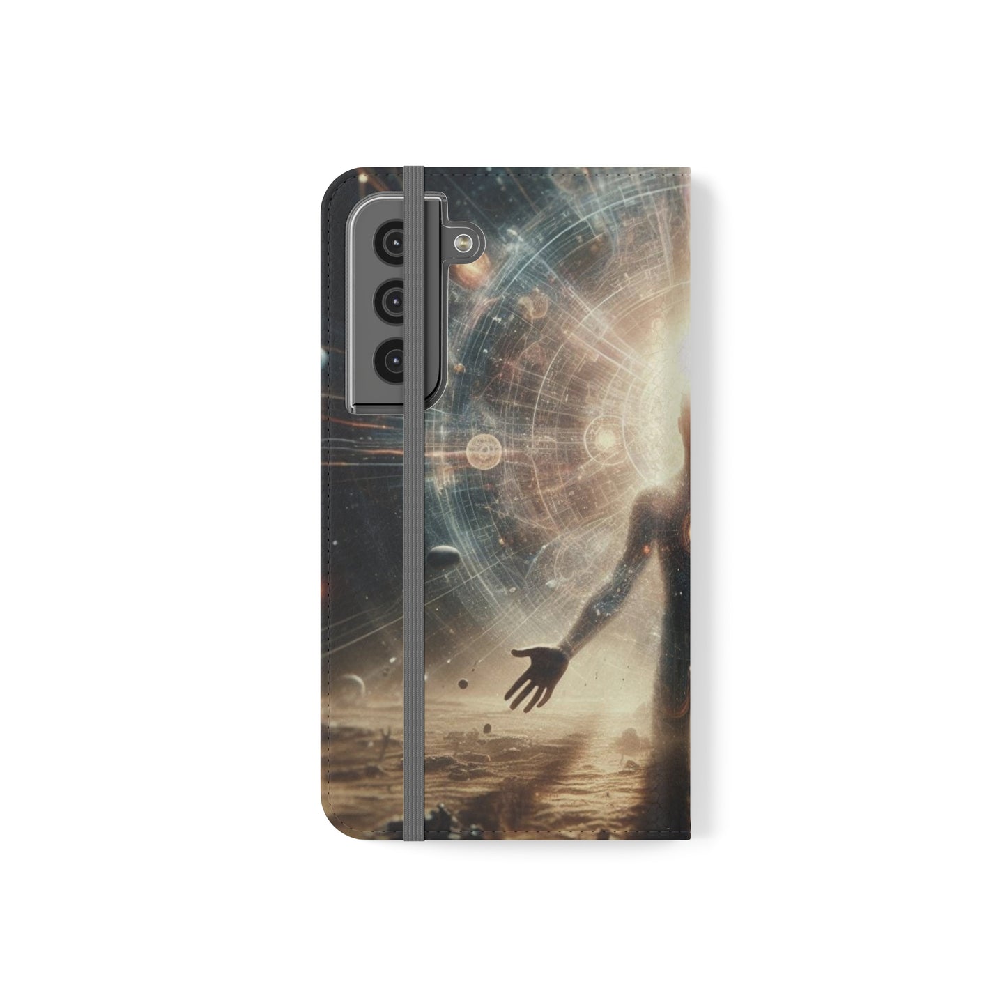 Celestial Flip Cases: Art Meets Protection for Your Phone (Emotional Alchemy Designs)