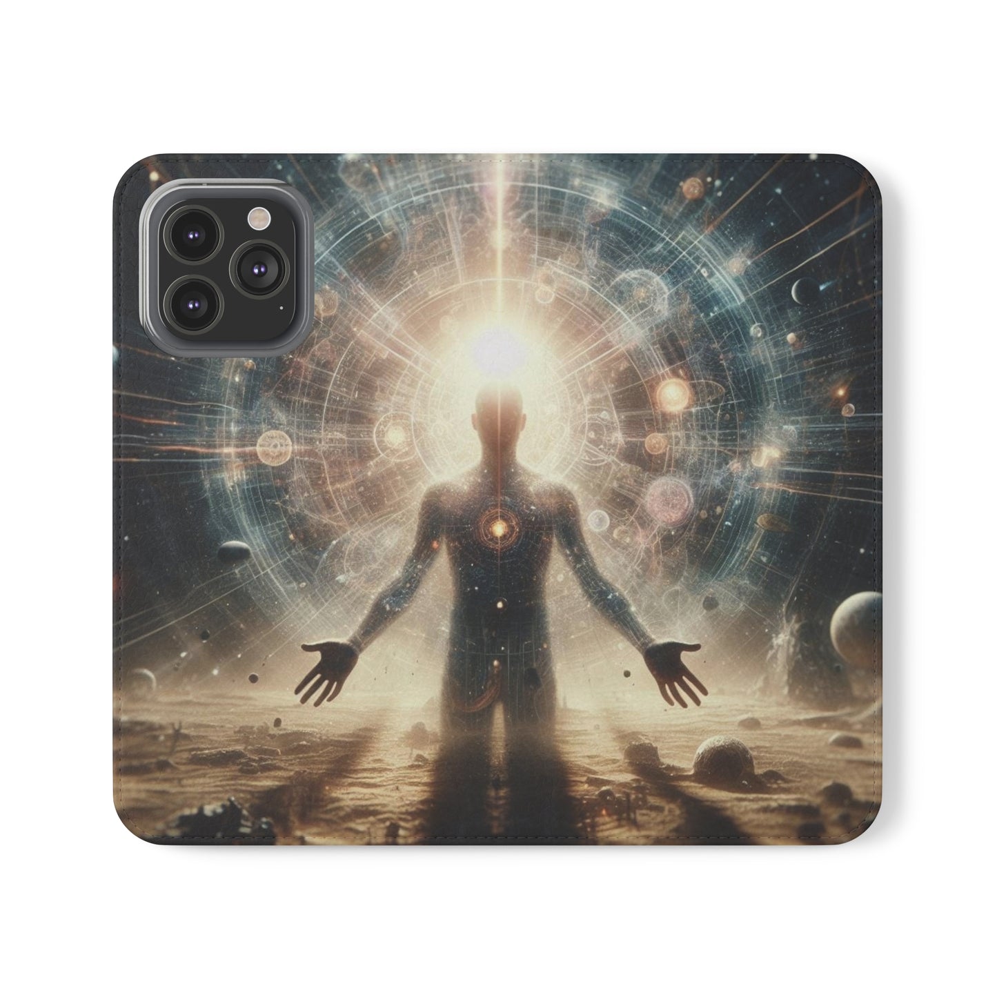 Celestial Flip Cases: Art Meets Protection for Your Phone (Emotional Alchemy Designs)