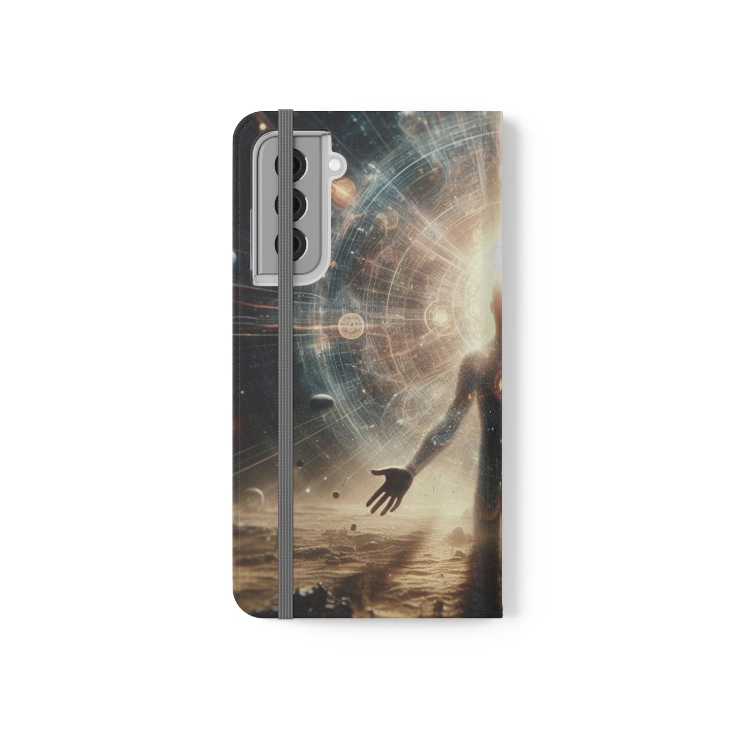 Celestial Flip Cases: Art Meets Protection for Your Phone (Emotional Alchemy Designs)