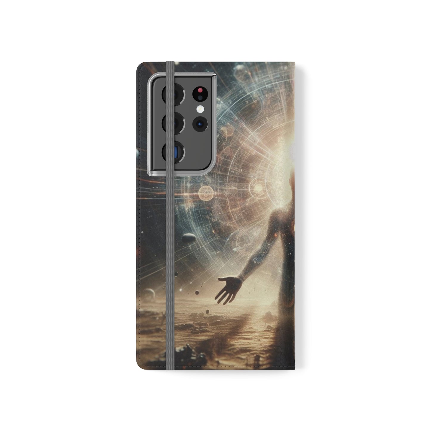 Celestial Flip Cases: Art Meets Protection for Your Phone (Emotional Alchemy Designs)