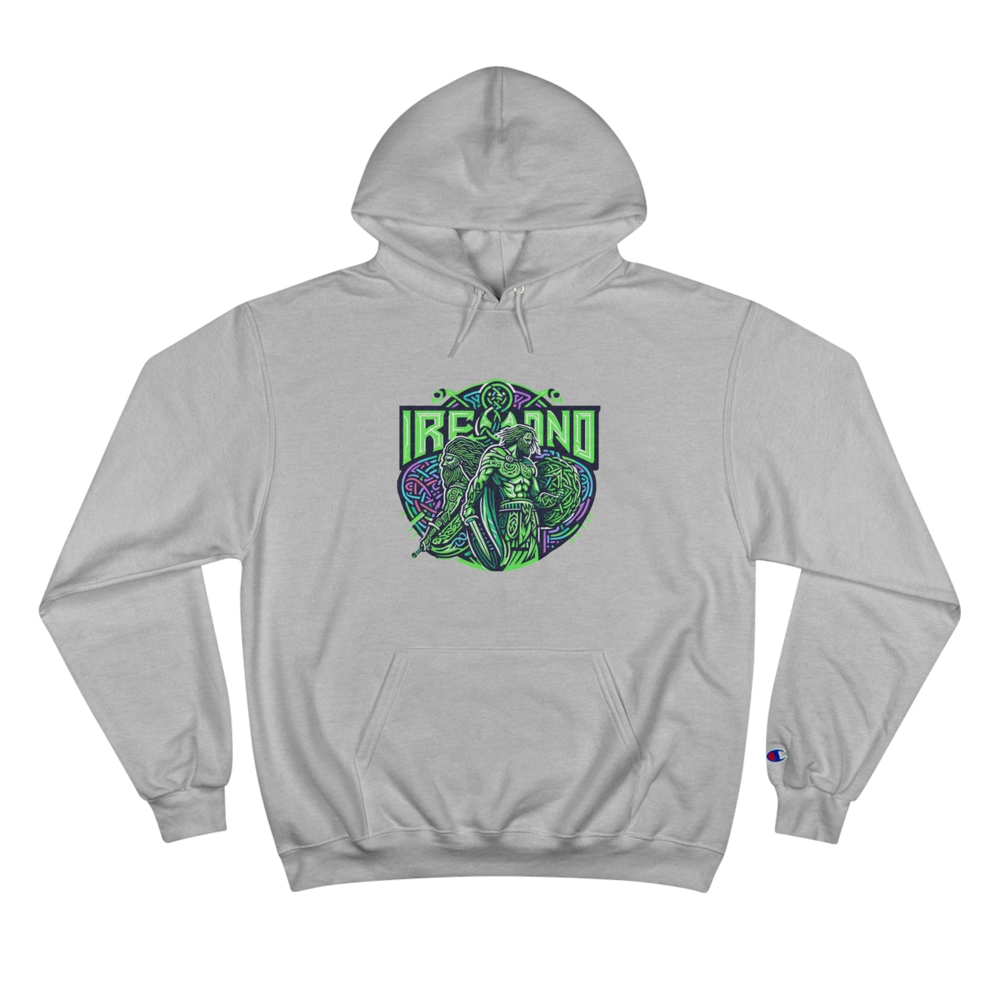 Rep Your Irish Pride in Eco-Comfort: Champion Celtic Legends Hoodie