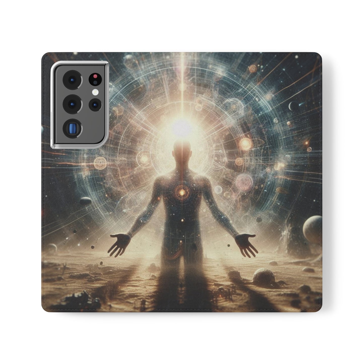 Celestial Flip Cases: Art Meets Protection for Your Phone (Emotional Alchemy Designs)