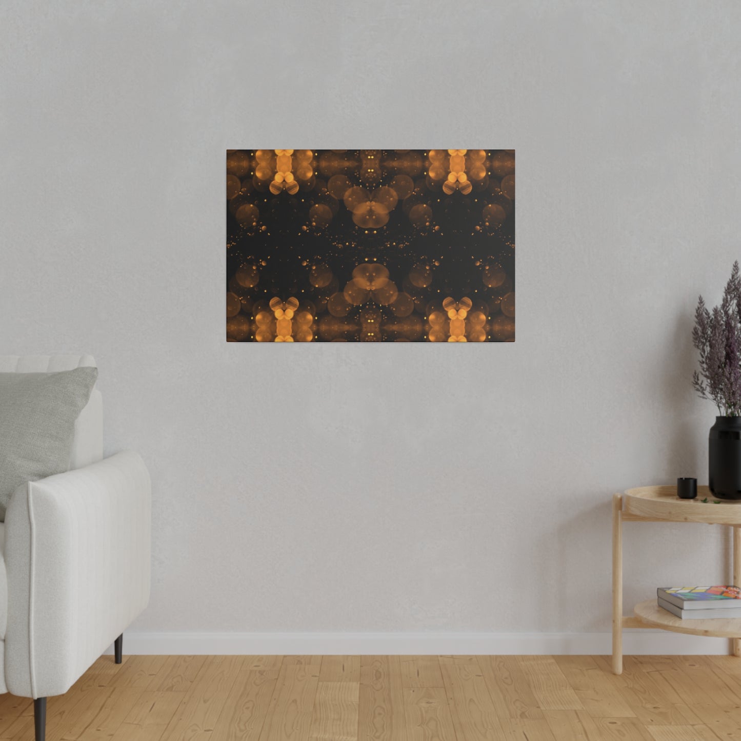 Elevate Your Space with Abstract Circular Art on Matte Canvas - Available in Multiple Sizes!