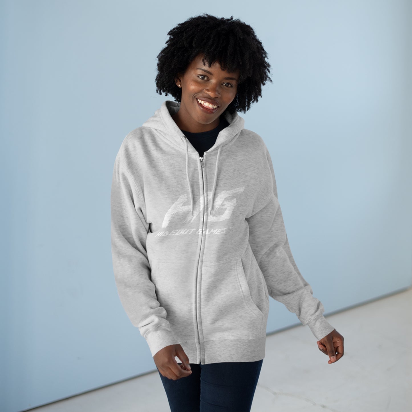 Hideout Games Unisex Zip Hoodie