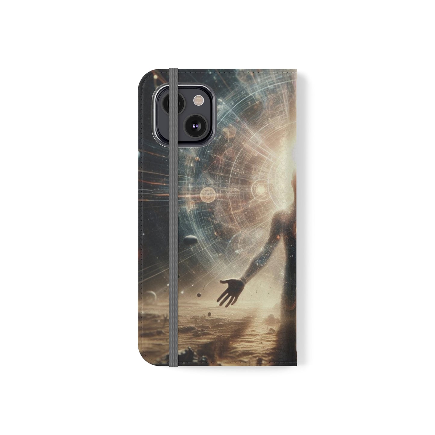 Celestial Flip Cases: Art Meets Protection for Your Phone (Emotional Alchemy Designs)