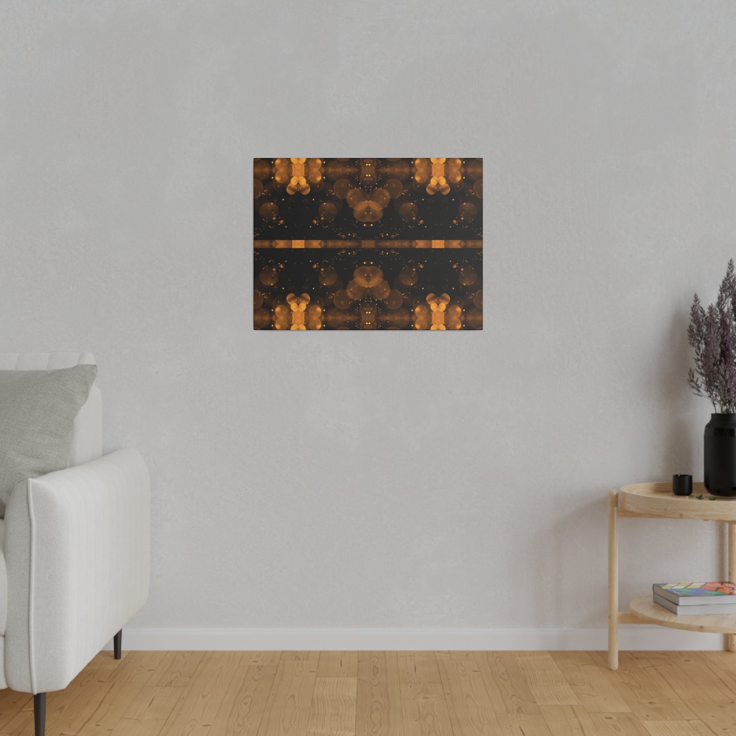 Elevate Your Space with Abstract Circular Art on Matte Canvas - Available in Multiple Sizes!