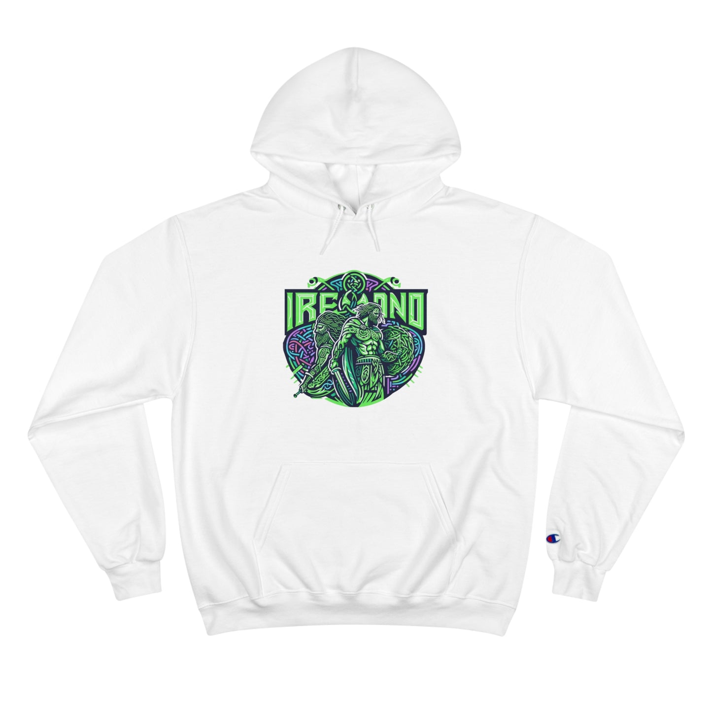 Rep Your Irish Pride in Eco-Comfort: Champion Celtic Legends Hoodie