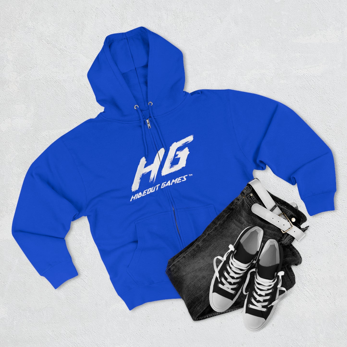 Hideout Games Unisex Zip Hoodie