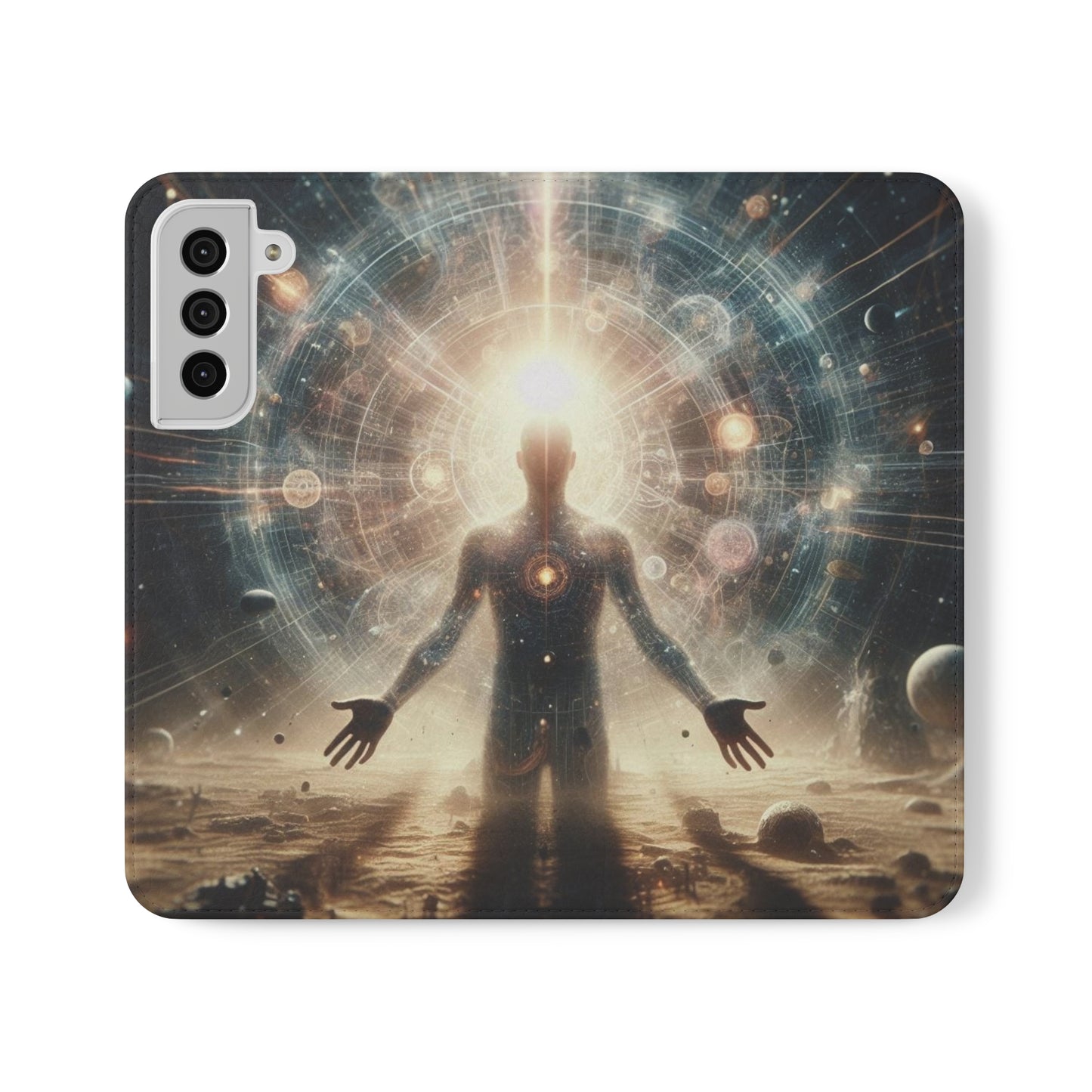 Celestial Flip Cases: Art Meets Protection for Your Phone (Emotional Alchemy Designs)