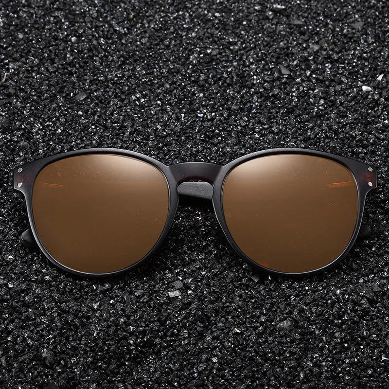 GM Unisex Polarized Wooden Sunglasses