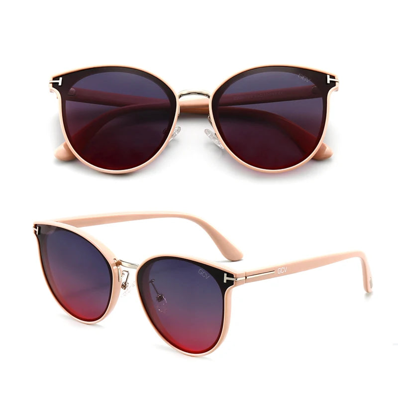 GCV Polarized Cat Eye Sunglasses - Elevate Your Style with Luxury and UV Protection