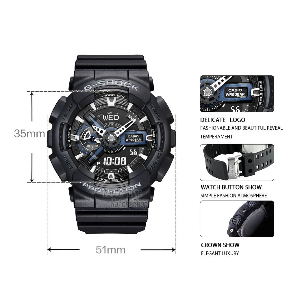 Casio Watch men G-SHOCK top brand luxury set Waterproof diving Sport quartz Watch LED relogio digital g shock Military men watch