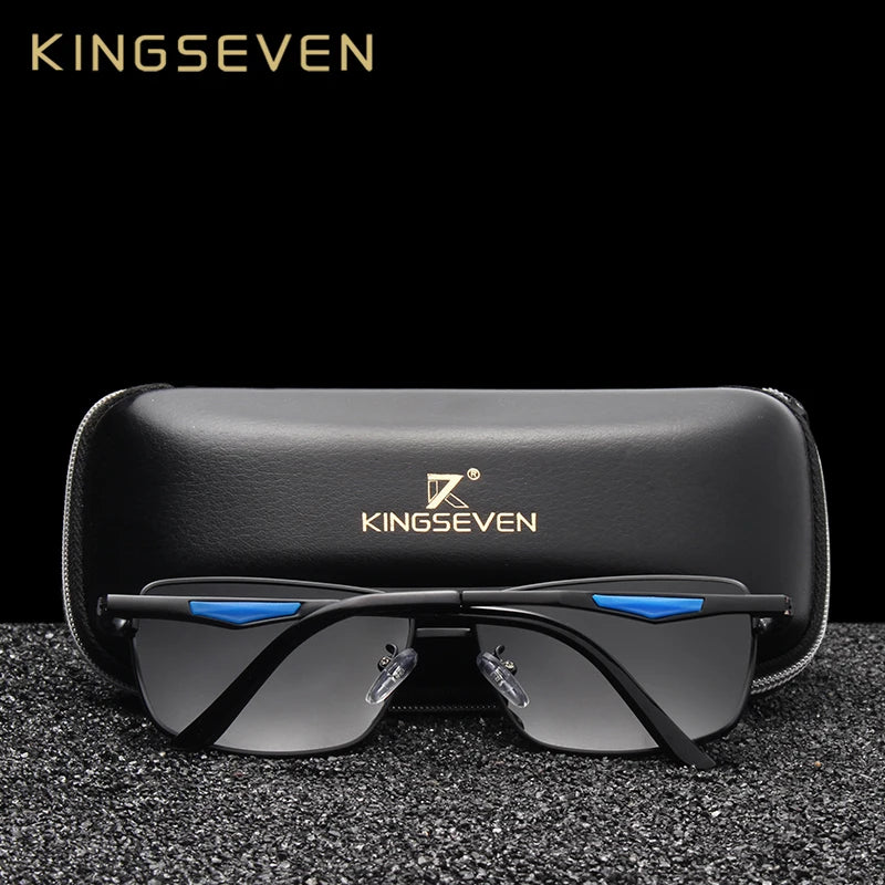 KINGSEVEN Brand Classic Square Polarized Sunglasses Men's Driving Male Sun Glasses Eyewear UV400 Blocking Protection Oculos