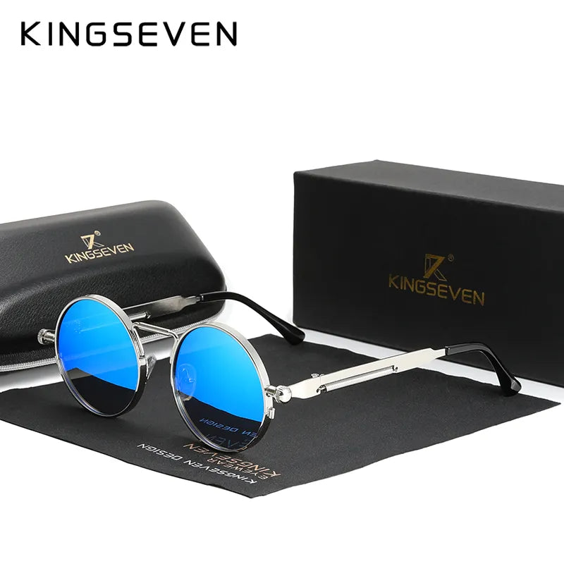 Embrace Timeless Elegance with KINGSEVEN Gothic Steampunk Unisex Sunglasses