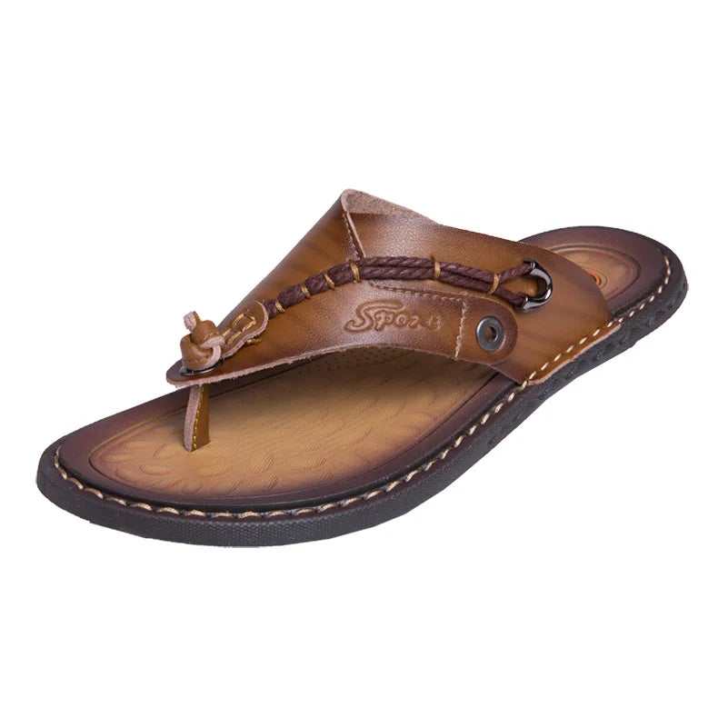 Handmade Leather Flip-flop Sandals