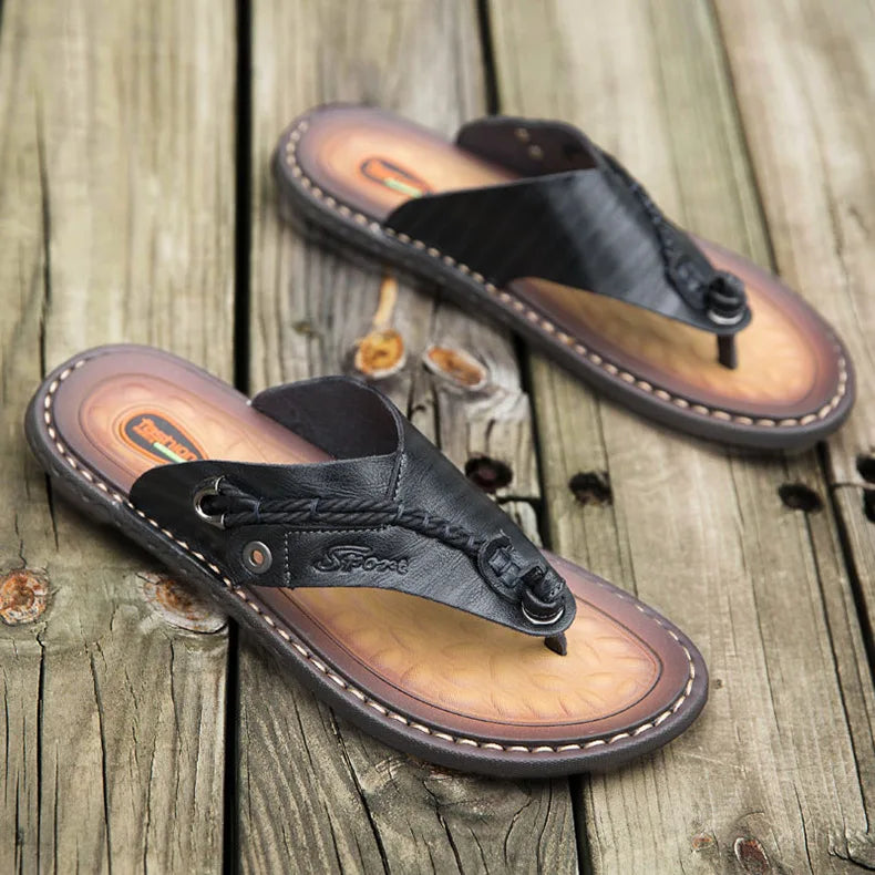 Handmade Leather Flip-flop Sandals